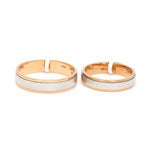 Load image into Gallery viewer, Designer Platinum &amp; Rose Gold Couple Rings JL PT 1136
