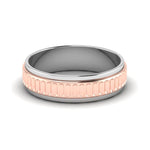 Load image into Gallery viewer, Designer Platinum &amp; Rose Gold Couple Rings JL PT 638
