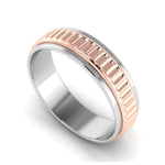 Load image into Gallery viewer, Designer Platinum &amp; Rose Gold Couple Rings JL PT 638

