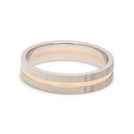 Load image into Gallery viewer, Designer Platinum &amp; Rose Gold Couple Rings JL PT 1128
