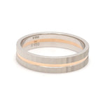 Load image into Gallery viewer, Designer Platinum &amp; Rose Gold Couple Rings JL PT 1128
