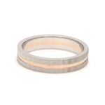 Load image into Gallery viewer, Designer Platinum &amp; Rose Gold Couple Rings JL PT 1128
