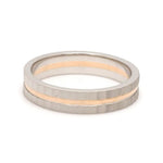 Load image into Gallery viewer, Designer Platinum &amp; Rose Gold Couple Rings JL PT 1128
