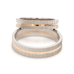 Load image into Gallery viewer, Designer Platinum &amp; Rose Gold Couple Rings JL PT 1128
