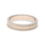 Load image into Gallery viewer, Designer Platinum &amp; Rose Gold Couple Rings JL PT 1128
