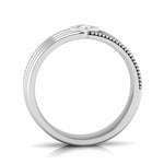Load image into Gallery viewer, Platinum Unisex Ring with Diamonds JL PT MB RD 146
