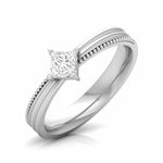 Load image into Gallery viewer, Platinum Unisex Ring with Diamonds JL PT MB RD 146
