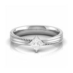 Load image into Gallery viewer, Platinum Unisex Ring with Diamonds JL PT MB RD 146
