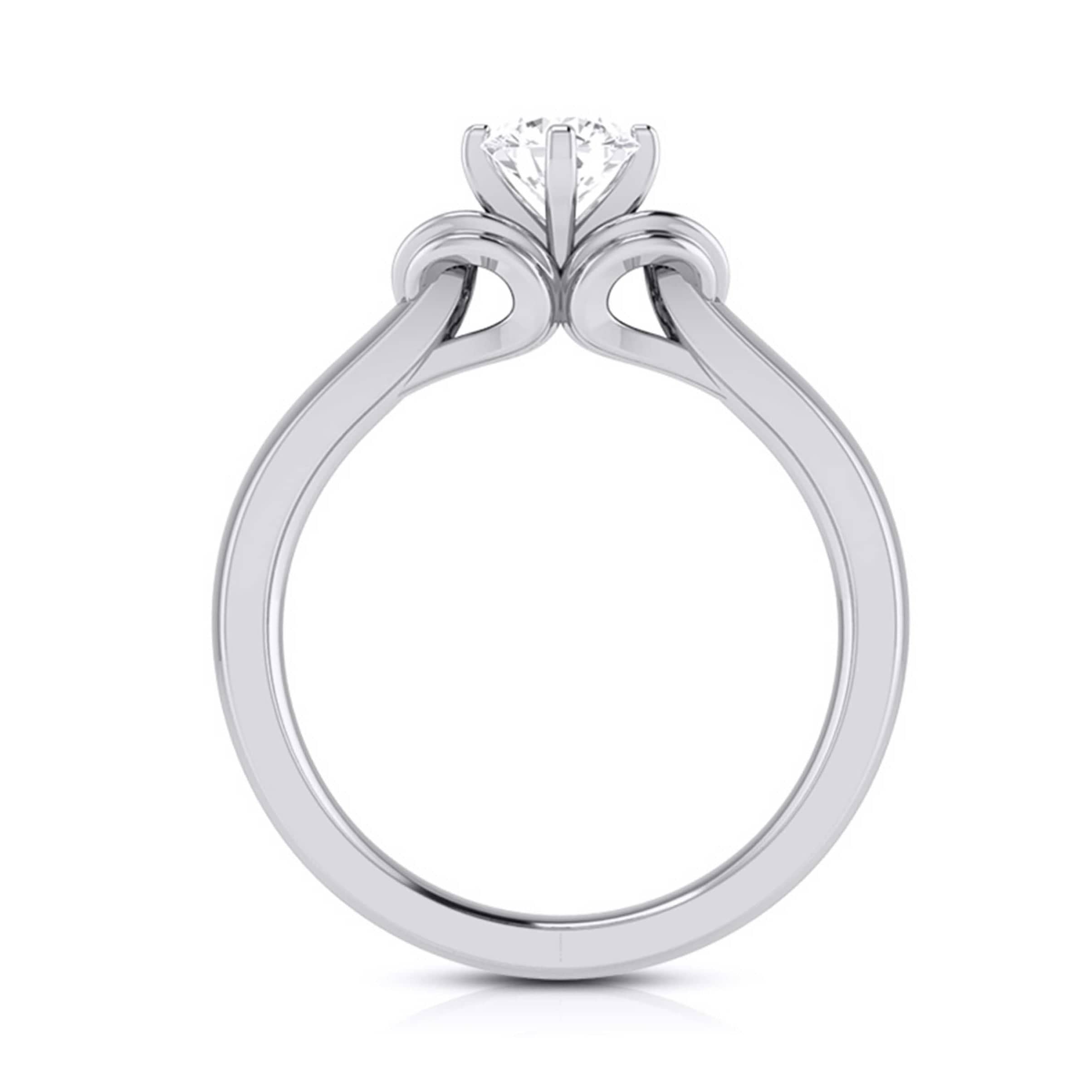 1-Carat Solitaire Platinum Ring for Women JL PT G 114-C   Jewelove.US