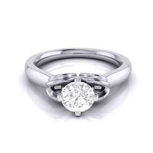 1-Carat Solitaire Platinum Ring for Women JL PT G 114-C   Jewelove.US