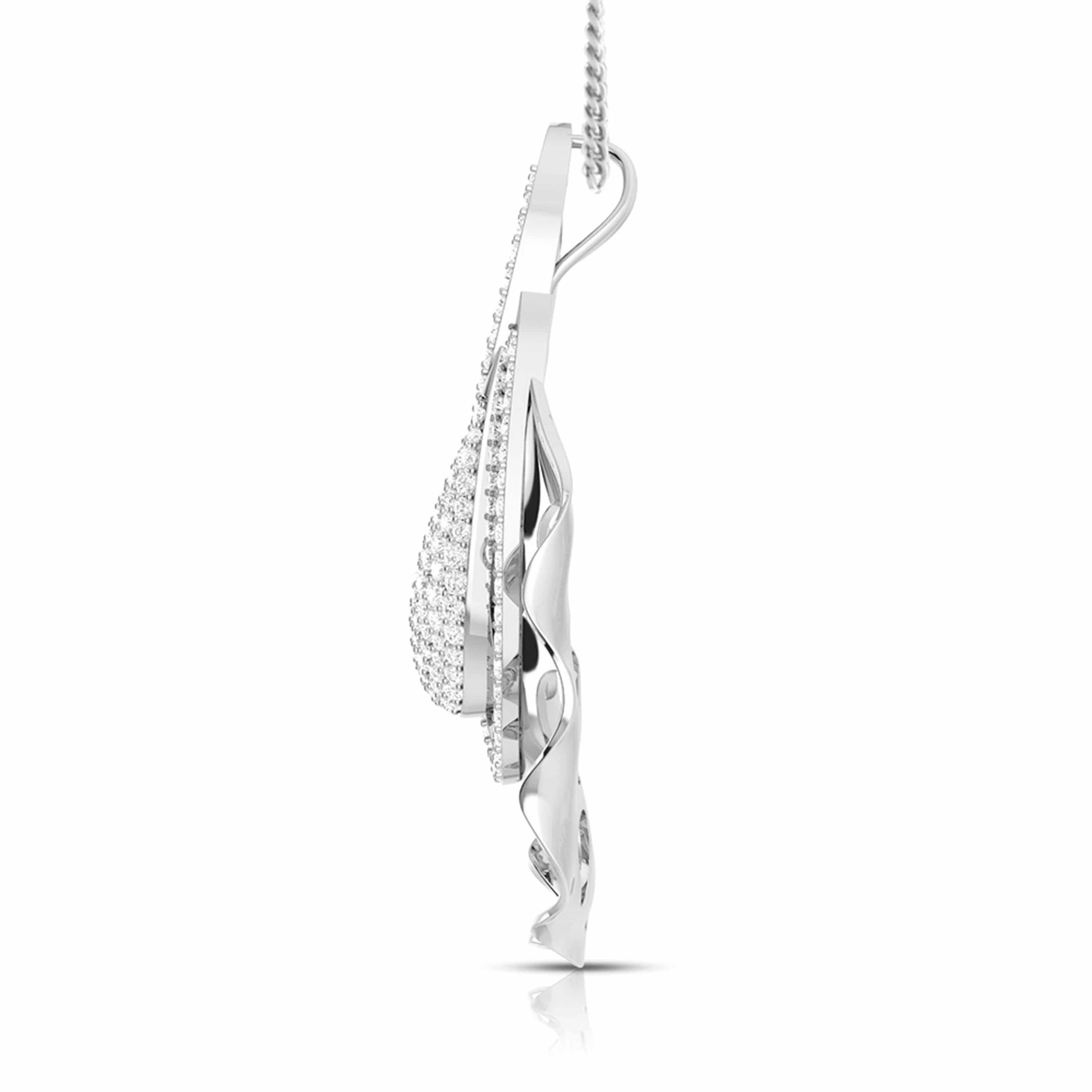 Designer Platinum Diamond Pendant for Women JL PT P NL8472   Jewelove.US