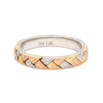 Load image into Gallery viewer, Designer Platinum &amp; Rose Gold Unisex Ring JL PT 1166
