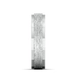 Load image into Gallery viewer, Designer Rough Texture Platinum Band with Cut Edges JL PT 663
