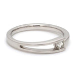 Load image into Gallery viewer, Designer Single Diamond Platinum Couple Rings JL PT 613
