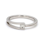 Load image into Gallery viewer, Designer Single Diamond Platinum Couple Rings JL PT 613
