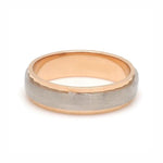 Load image into Gallery viewer, Designer Single Diamond Platinum Love Bands Rose Gold Base JL PT 655
