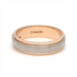 Load image into Gallery viewer, Designer Single Diamond Platinum Love Bands Rose Gold Base JL PT 655
