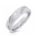 Load image into Gallery viewer, Designer Solitaire Platinum Couple Rings JL PT 583
