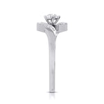 Load image into Gallery viewer, Designer Solitaire Platinum Couple Rings JL PT 583
