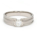 Load image into Gallery viewer, Designer Solitaire Platinum Engagement Ring for Men JL PT 316

