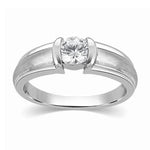 Load image into Gallery viewer, Designer Solitaire Platinum Engagement Ring for Men JL PT 316
