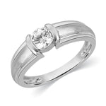 Load image into Gallery viewer, Designer Solitaire Platinum Engagement Ring for Men JL PT 316
