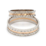 Load image into Gallery viewer, Designer Unisex Platinum &amp; Rose Gold Couple Rings JL PT 1120
