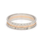 Load image into Gallery viewer, Designer Unisex Platinum &amp; Rose Gold Couple Rings JL PT 1120
