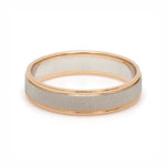 Load image into Gallery viewer, Designer Unisex Platinum &amp; Rose Gold Couple Rings JL PT 1121

