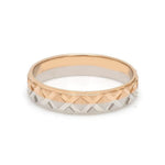 Load image into Gallery viewer, Designer Unisex Platinum &amp; Rose Gold Couple Rings JL PT 1122
