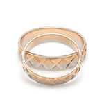 Load image into Gallery viewer, Designer Unisex Platinum &amp; Rose Gold Couple Rings JL PT 1122

