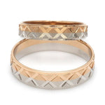 Load image into Gallery viewer, Designer Unisex Platinum &amp; Rose Gold Couple Rings JL PT 1122
