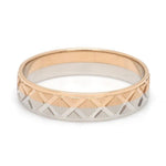 Load image into Gallery viewer, Designer Unisex Platinum &amp; Rose Gold Couple Rings JL PT 1122
