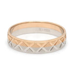 Load image into Gallery viewer, Designer Unisex Platinum &amp; Rose Gold Couple Rings JL PT 1122
