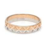 Load image into Gallery viewer, Designer Unisex Platinum &amp; Rose Gold Couple Rings JL PT 1122

