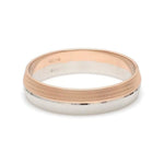 Load image into Gallery viewer, Designer Unisex Platinum &amp; Rose Gold Couple Rings JL PT 1150
