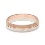 Load image into Gallery viewer, Designer Unisex Platinum &amp; Rose Gold Couple Rings JL PT 1150

