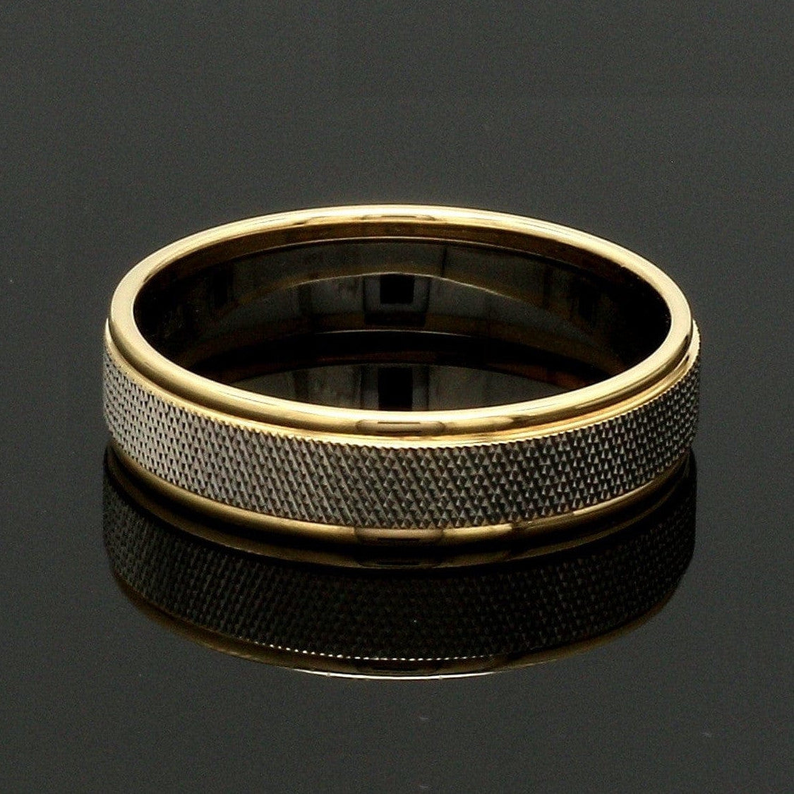 Designer Unisex Platinum & Yellow Gold Couple Rings JL PT 1121-A