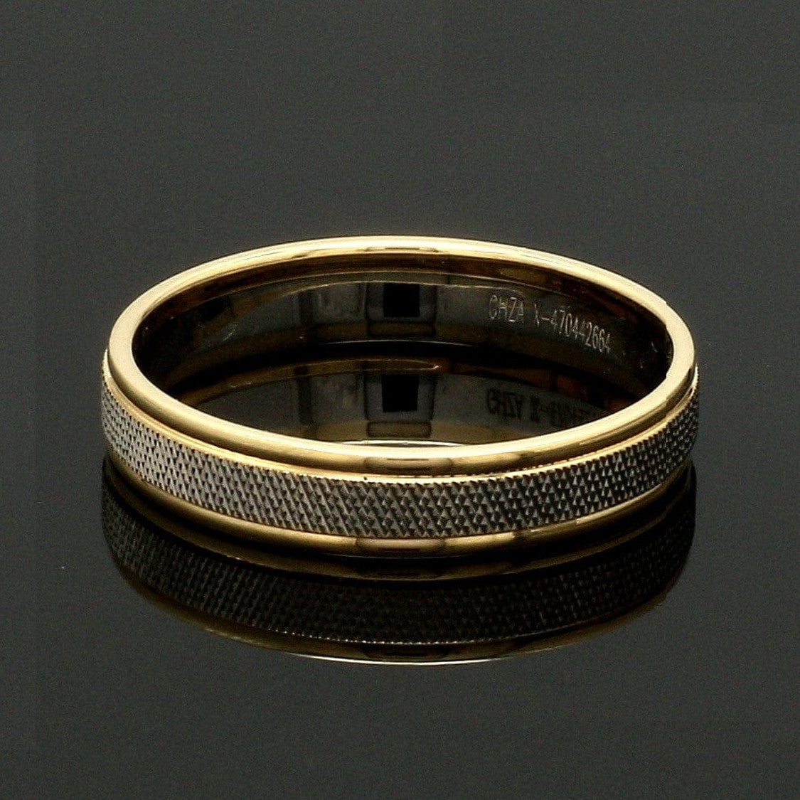 Designer Unisex Platinum & Yellow Gold Couple Rings JL PT 1121-A