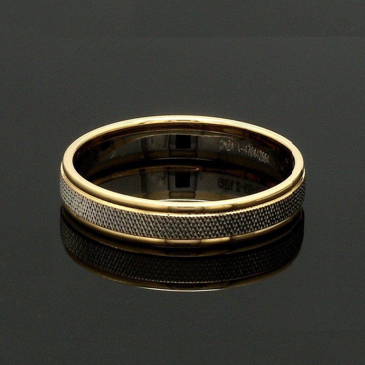 Designer Unisex Platinum & Yellow Gold Couple Rings JL PT 1121-A
