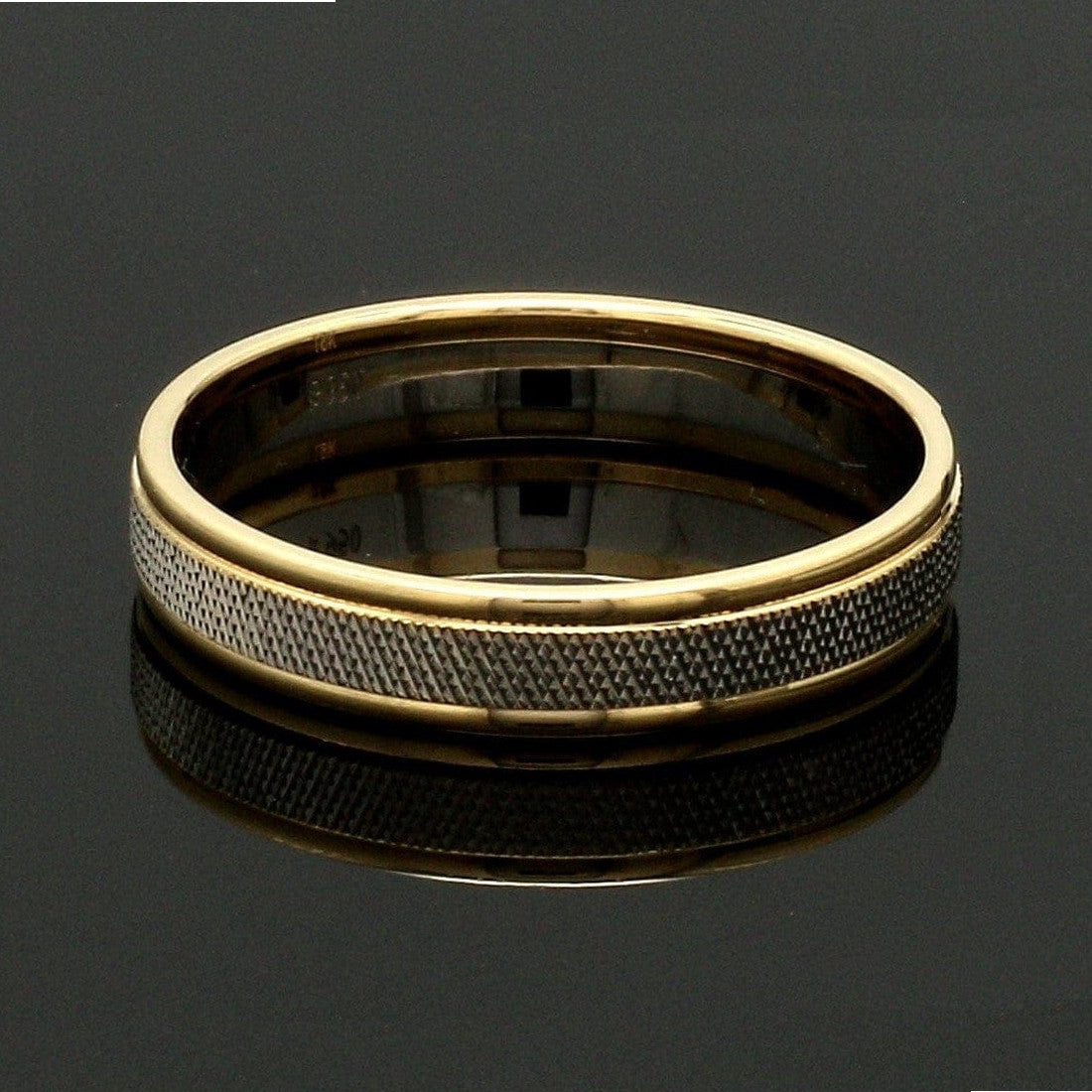 Designer Unisex Platinum & Yellow Gold Couple Rings JL PT 1121-A