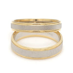 Load image into Gallery viewer, Designer Unisex Platinum &amp; Yellow Gold Couple Rings JL PT 1121-A

