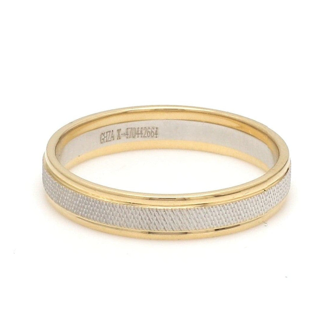 Designer Unisex Platinum & Yellow Gold Couple Rings JL PT 1121-A