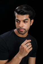 Load image into Gallery viewer, Diamond Platinum Ring for Men JL PT 1110
