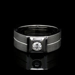 Load image into Gallery viewer, Diamond Platinum Ring for Men JL PT 1110
