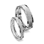 Load image into Gallery viewer, Dreamy Texture Plain Platinum Love Bands JL PT 592
