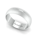 Load image into Gallery viewer, Elegant Platinum Couple Rings with Line Groove JL PT 567
