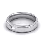 Load image into Gallery viewer, Elegant Platinum Love Bands with Matte Finish JL PT 529
