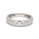 Load image into Gallery viewer, Elegant Platinum Love Bands with Matte Finish JL PT 529
