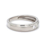 Load image into Gallery viewer, Elegant Platinum Love Bands with Matte Finish JL PT 529
